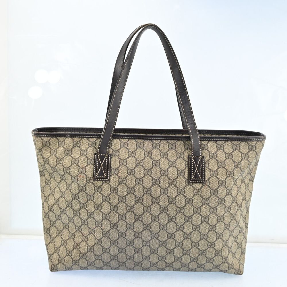 Auth Gucci Shoulder Tote Bag Gg Pvc #102592G24B - Picture 2 of 15